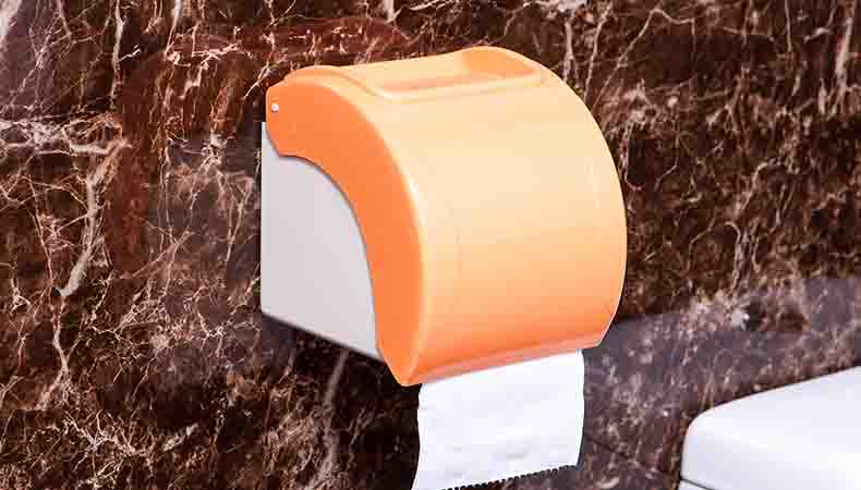 Маленький домашний держатель для туалетной бумаги с пластиком KW-891