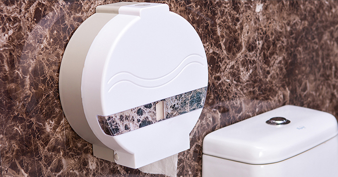 Декоративный пластиковый диспенсер для туалетной бумаги Jumbo для дома KW-519